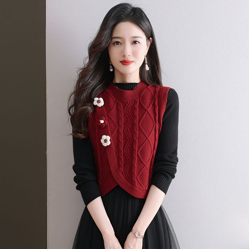 Winter Clothing Offer - Rompi Rajut Wanita Model Pendek Untuk