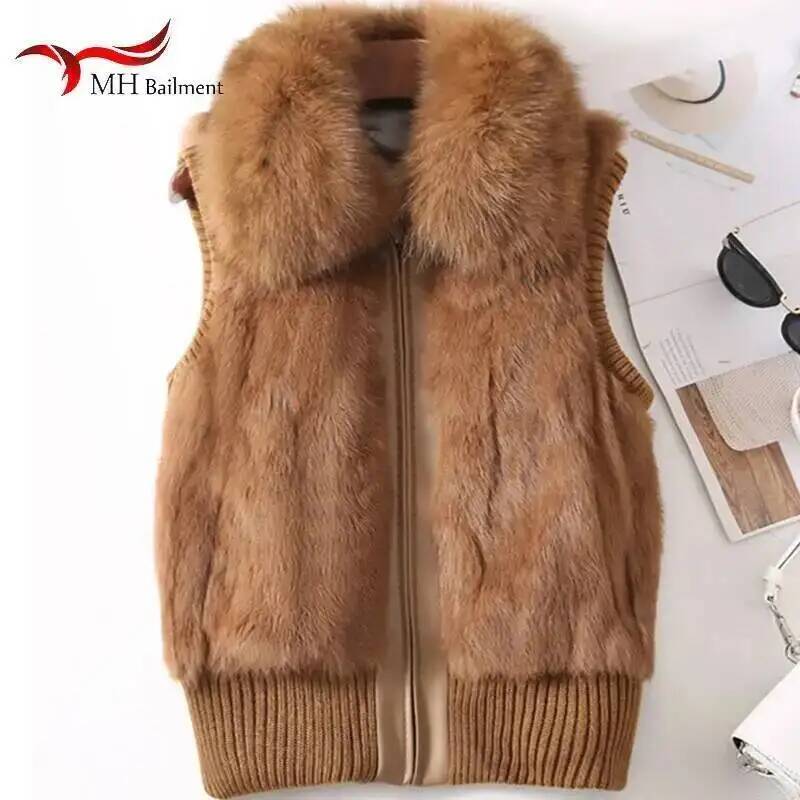 Winter Clothing Offer - Mantel bulu kelinci asli untuk wanita,