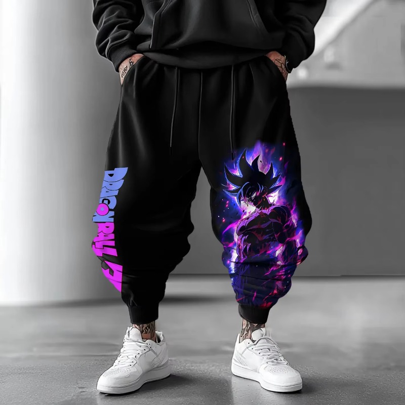 Winter Clothing In Japan - Celana Olahraga Longgar Motif Dragon Ball
