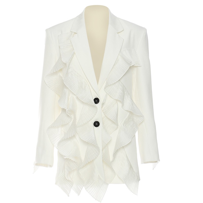 Winter Clothing Offer - Blazer Tweed Baru Wanita Merek Mewah