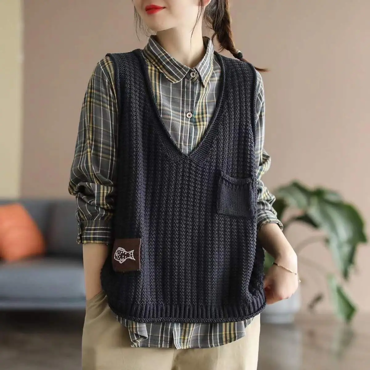 Sweater Wanita Rajut Pendek Mo - Winter Clothing Offer ulasan dan harga