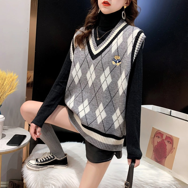 Rompi Rajut Merah Wanita Tanpa - Winter Clothing Offer ulasan dan harga