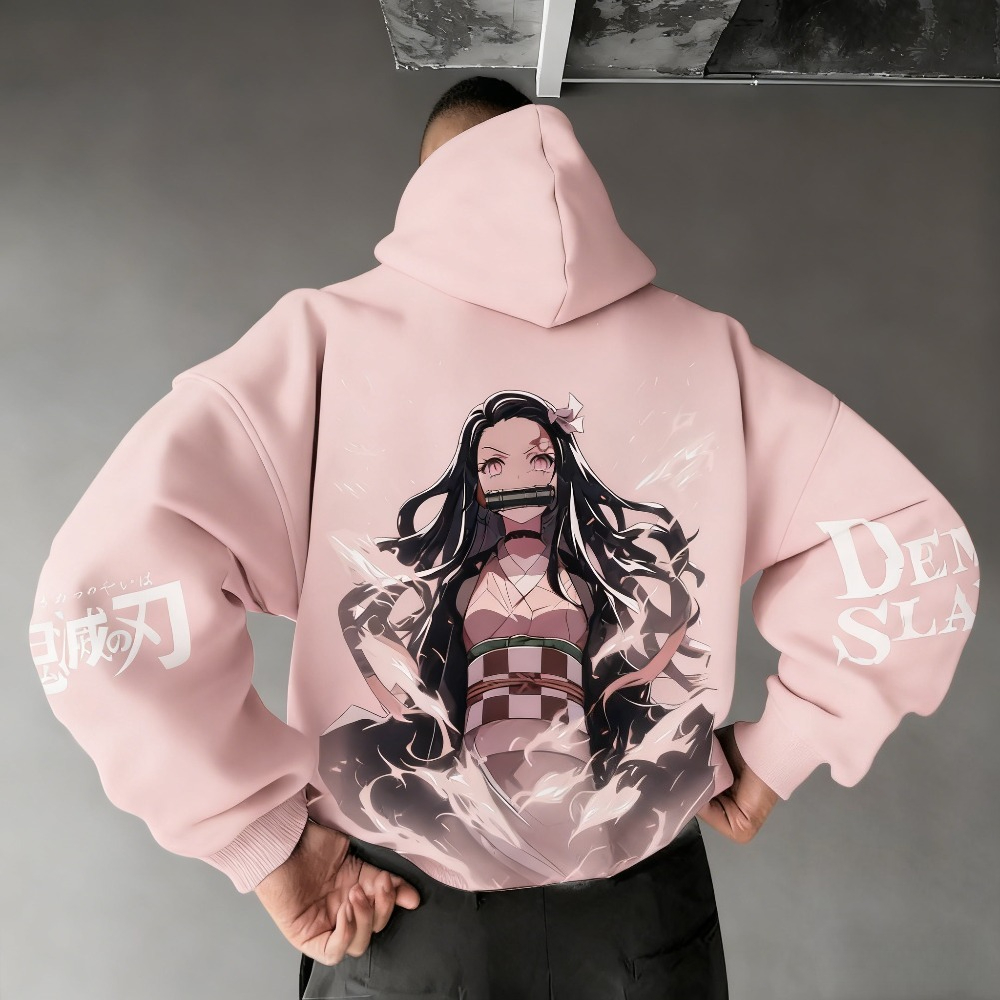 Demon Slayer Hoodie Pria Kamad - Winter Clothing In Japan ulasan dan harga