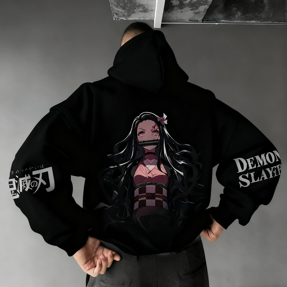 Demon Slayer Hoodie Pria Kamad - Winter Clothing In Japan ulasan dan harga