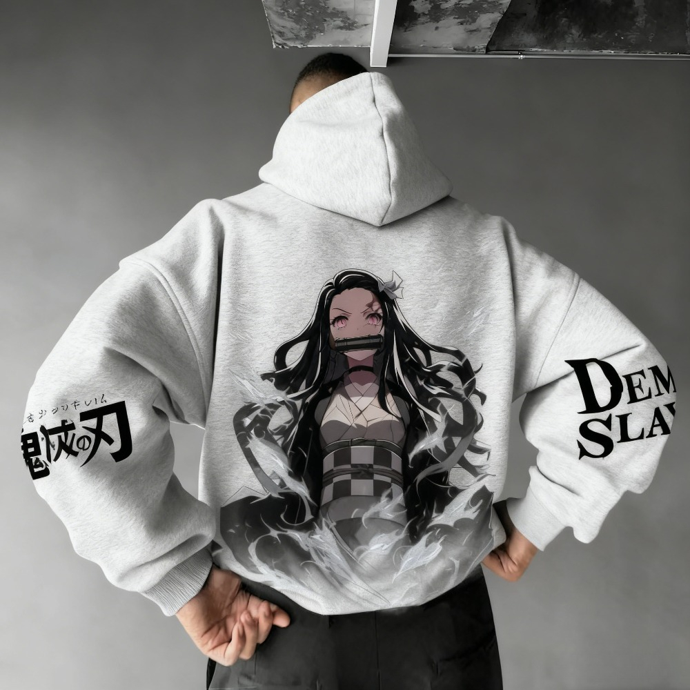 Demon Slayer Hoodie Pria Kamad - Winter Clothing In Japan ulasan dan harga