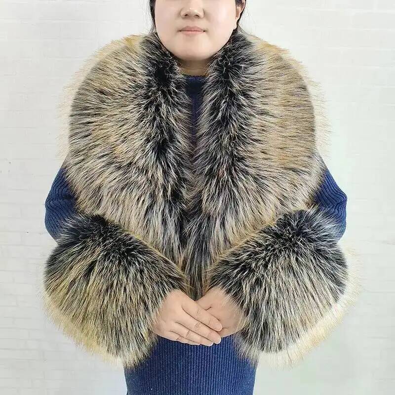 Selendang Bulu Imitasi Rubah B - Winter Clothing Items ulasan dan harga