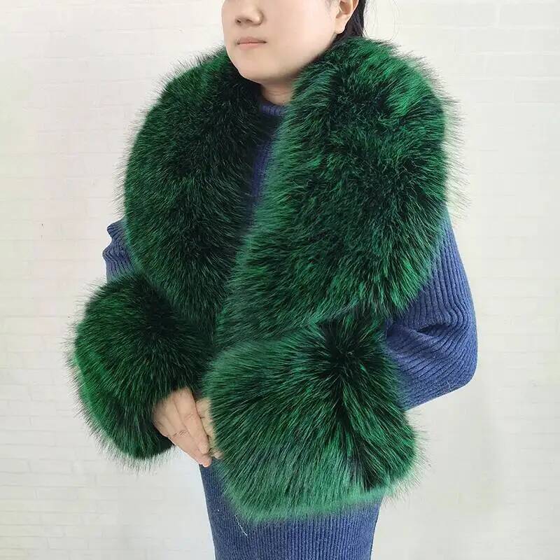 Selendang Bulu Imitasi Rubah B - Winter Clothing Items ulasan dan harga