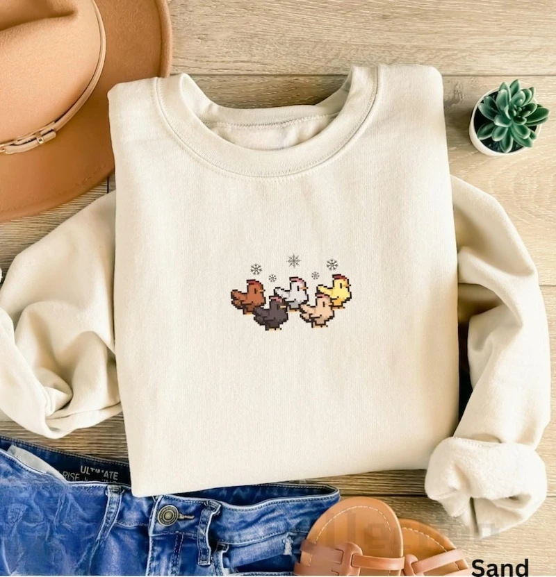 Sweater Natal Chicken Stardew  - Winter Clothing Stardew Valley ulasan dan harga