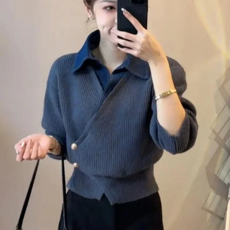 Kaus Polo Wanita rajutan longg - Winter Clothing Offer ulasan dan harga