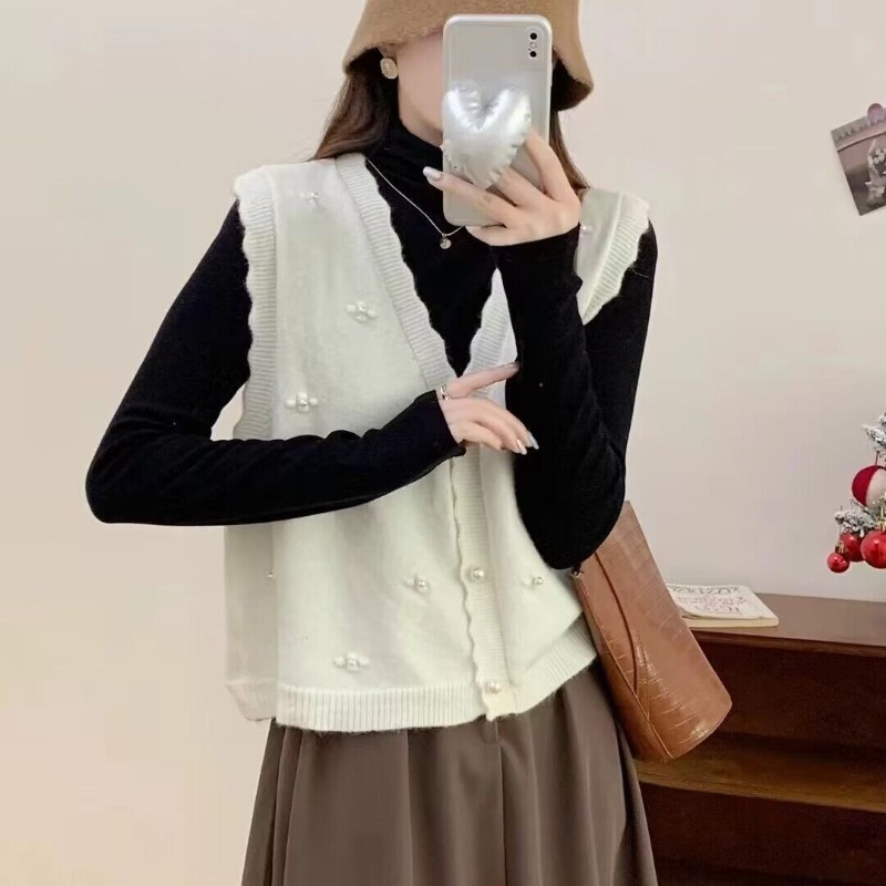 Rompi Rajut Pink untuk Wanita, - Winter Clothing Offer ulasan dan harga