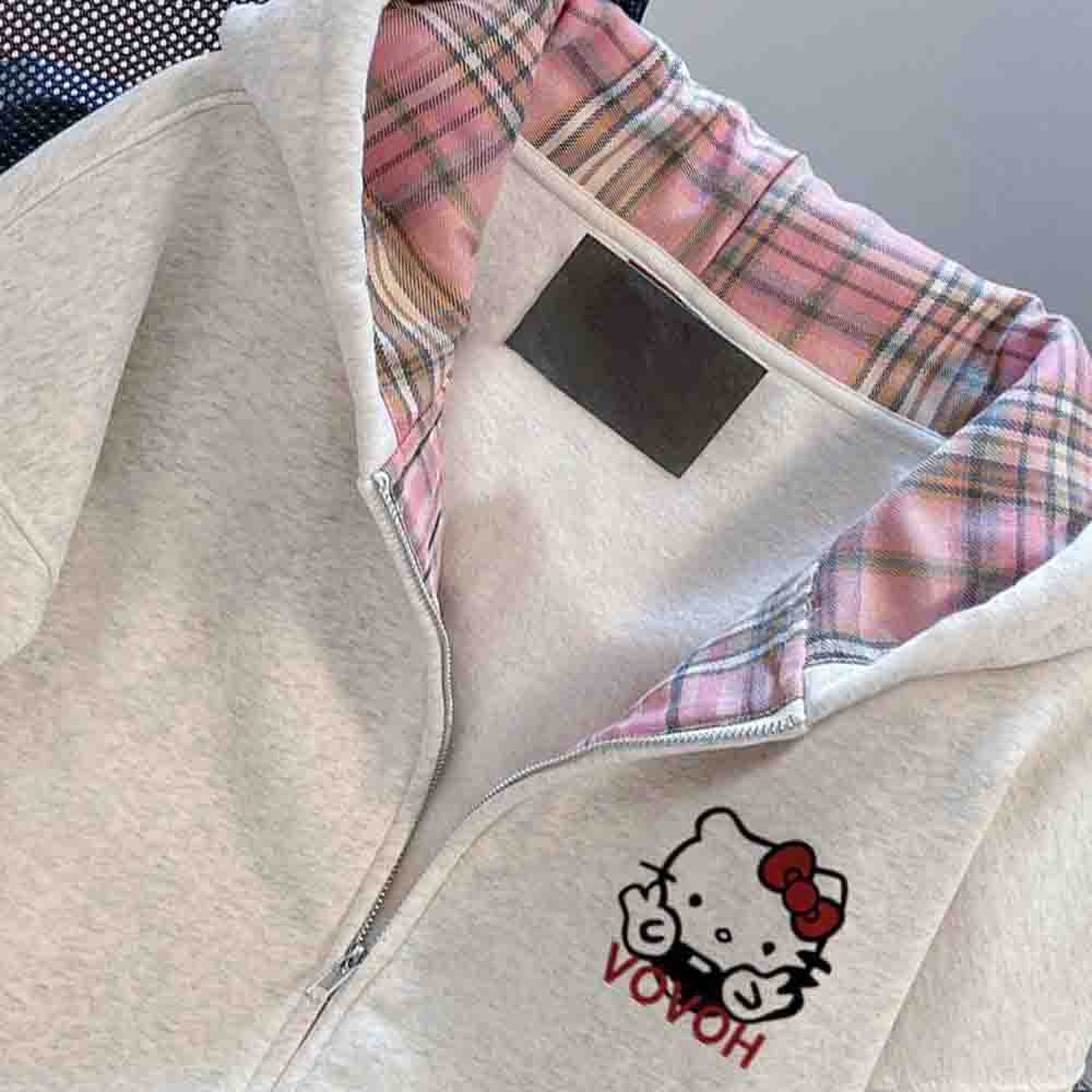 Sweater Hoodie Wanita Hello Ki - Winter Clothing Items ulasan dan harga