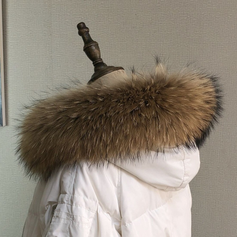 Kerah bulu asli untuk mantel p - Winter Clothing Items ulasan dan harga