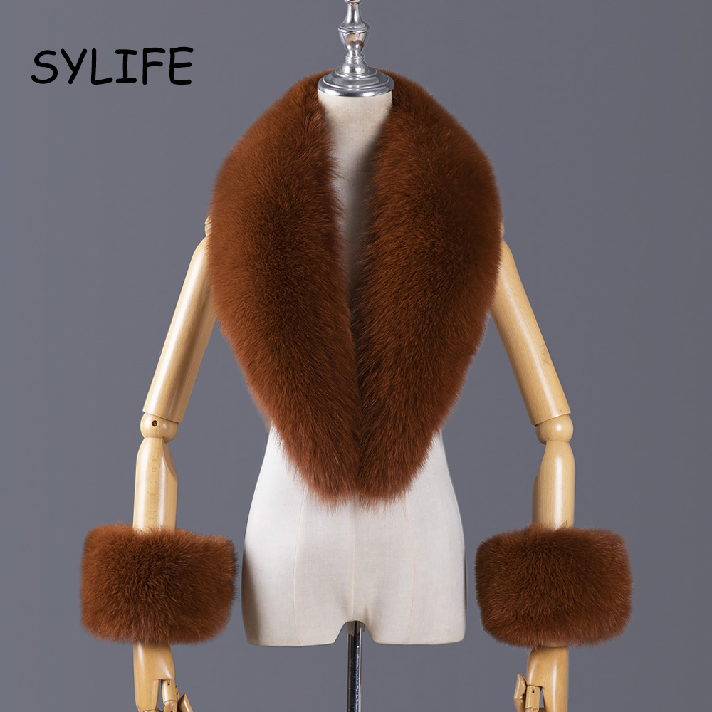 Kerah Bulu Rubah Asli 2025, Sy - Winter Clothing Items ulasan dan harga