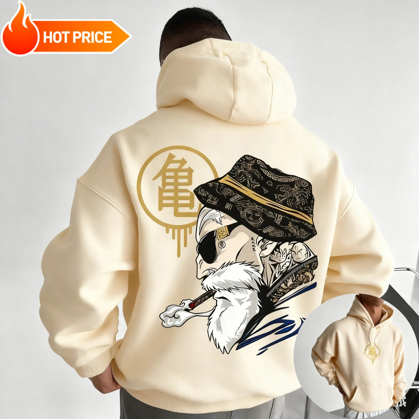 Master Roshi Dragon Ball Saiya - Winter Clothing In Japan ulasan dan harga