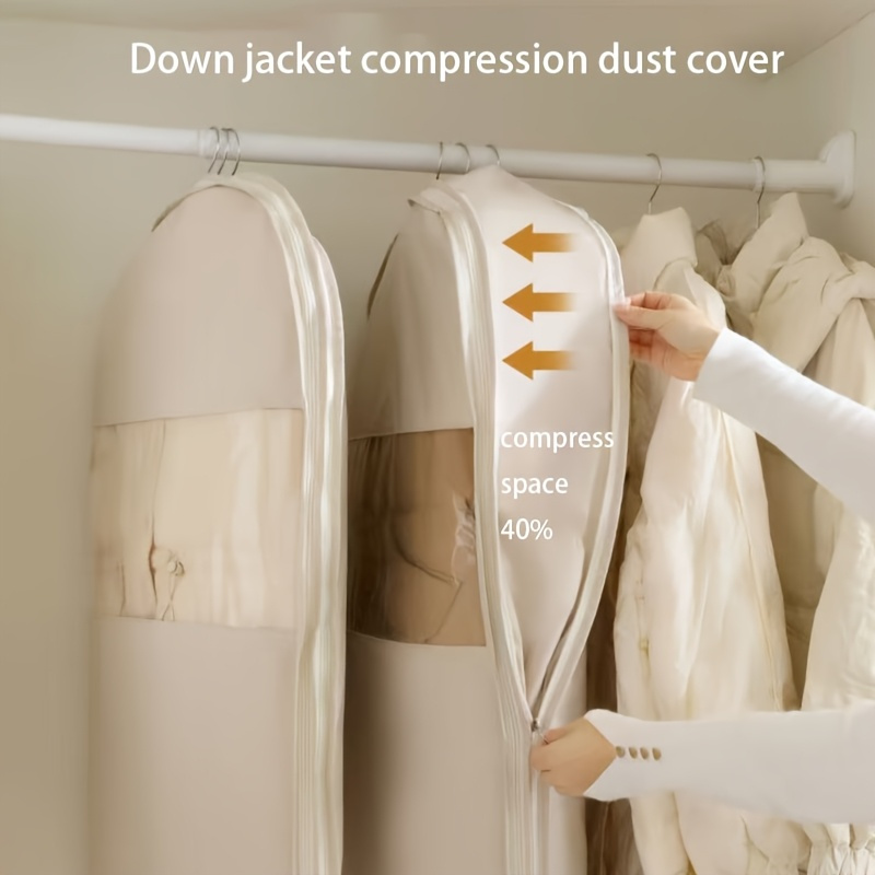 Tas Gantung Kompresi Beige, He - Winter Clothing Organizer ulasan dan harga