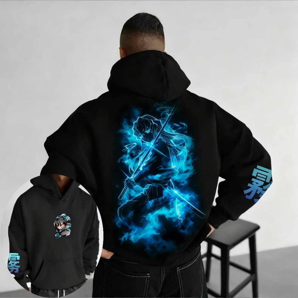Demon Slayer Hoodie Pria Sweat - Winter Clothing In Japan ulasan dan harga