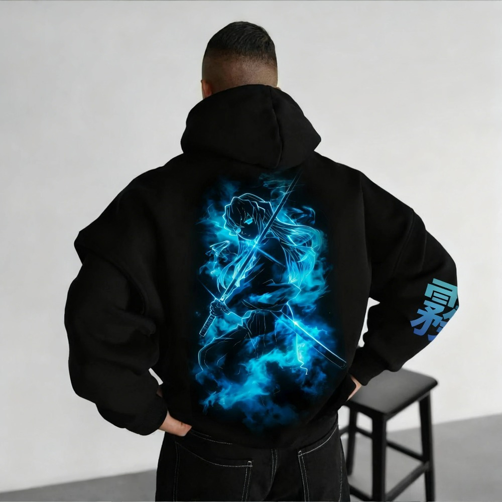 Demon Slayer Hoodie Pria Sweat - Winter Clothing In Japan ulasan dan harga