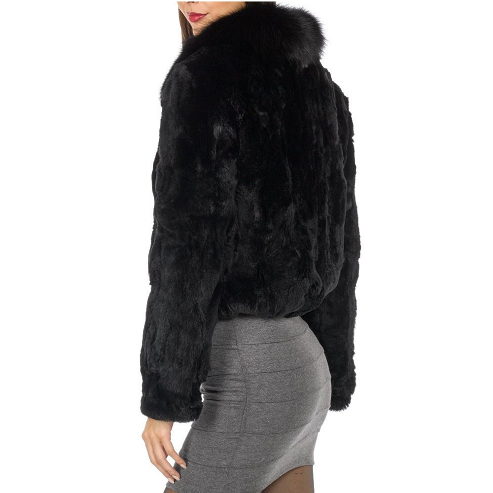 Rani mantel bulu kelinci asli  - Winter Clothing Offer ulasan dan harga