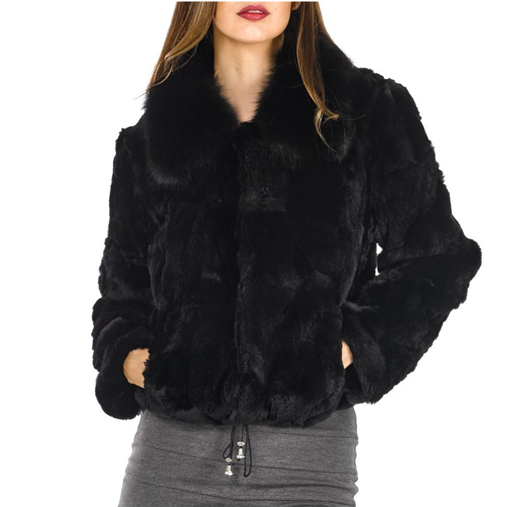 Rani mantel bulu kelinci asli  - Winter Clothing Offer ulasan dan harga